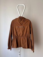 60s beautiful brown smock.