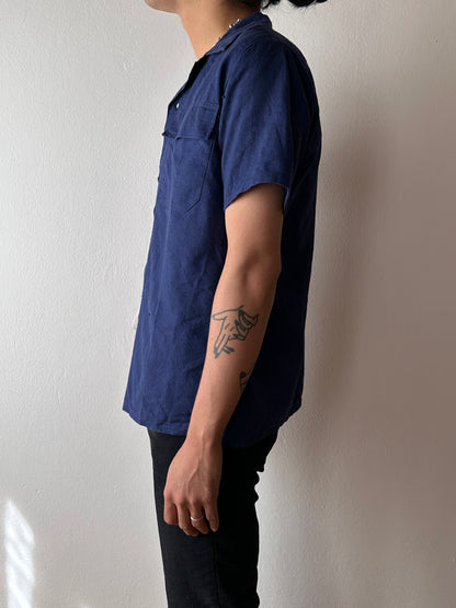 50's 40's French Vintage ヴィンテージ フレンチ 50年代 開襟シャツ leisure shirt Open collar shirt Toto 古着屋  プラハ Praha Prague Vintage store 古着 ユーロ古着 ヨーロッパ古着 フランス買い付け