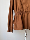 60s beautiful brown smock.