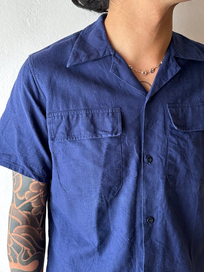 50's 40's French Vintage ヴィンテージ フレンチ 50年代 開襟シャツ leisure shirt Open collar shirt Toto 古着屋  プラハ Praha Prague Vintage store 古着 ユーロ古着 ヨーロッパ古着 フランス買い付け