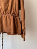 60s beautiful brown smock.