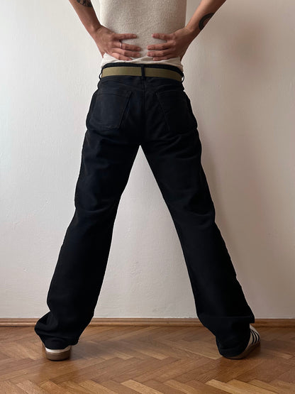 C.P. COMPANY AW2003 Black moleskin trouser - w33