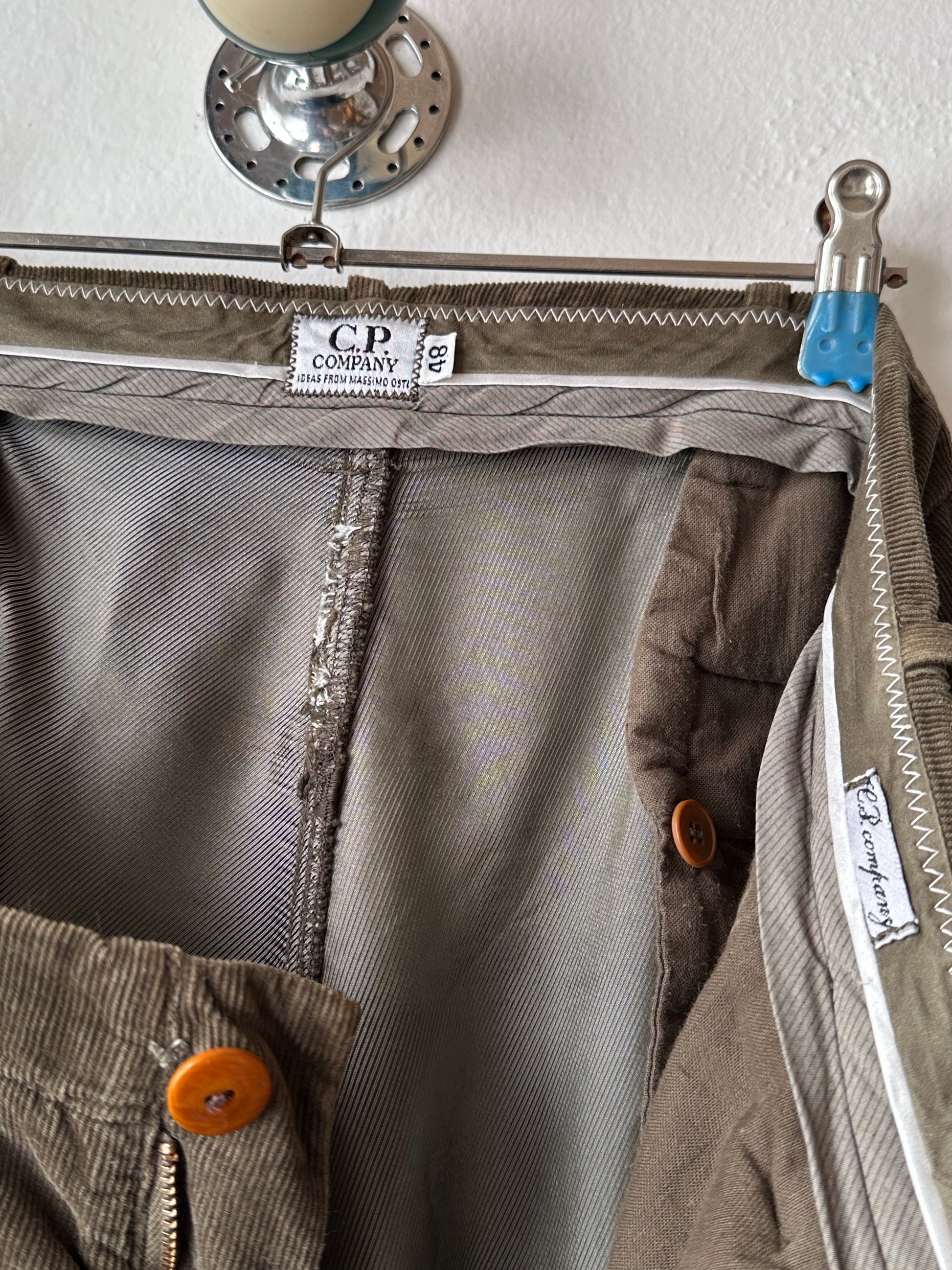 80's CP Company Massimo Osti Stone Island ストーンアイランド マッシモオスティ Made in Italy Cotton 80年代 corduroy trousers コーデュロイ Toto Praha Vintage clothing store Antique shop Prague プラハ 古着屋 古着 ヴィンテージ アンティークショップ ユーロ古着 イタリア古着 Rare レア ヨーロッパ古着 古着卸 ヴィンテージ