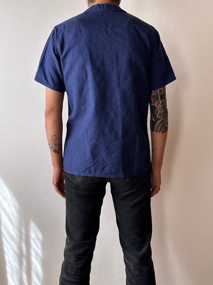 50's 40's French Vintage ヴィンテージ フレンチ 50年代 開襟シャツ leisure shirt Open collar shirt Toto 古着屋  プラハ Praha Prague Vintage store 古着 ユーロ古着 ヨーロッパ古着 フランス買い付け