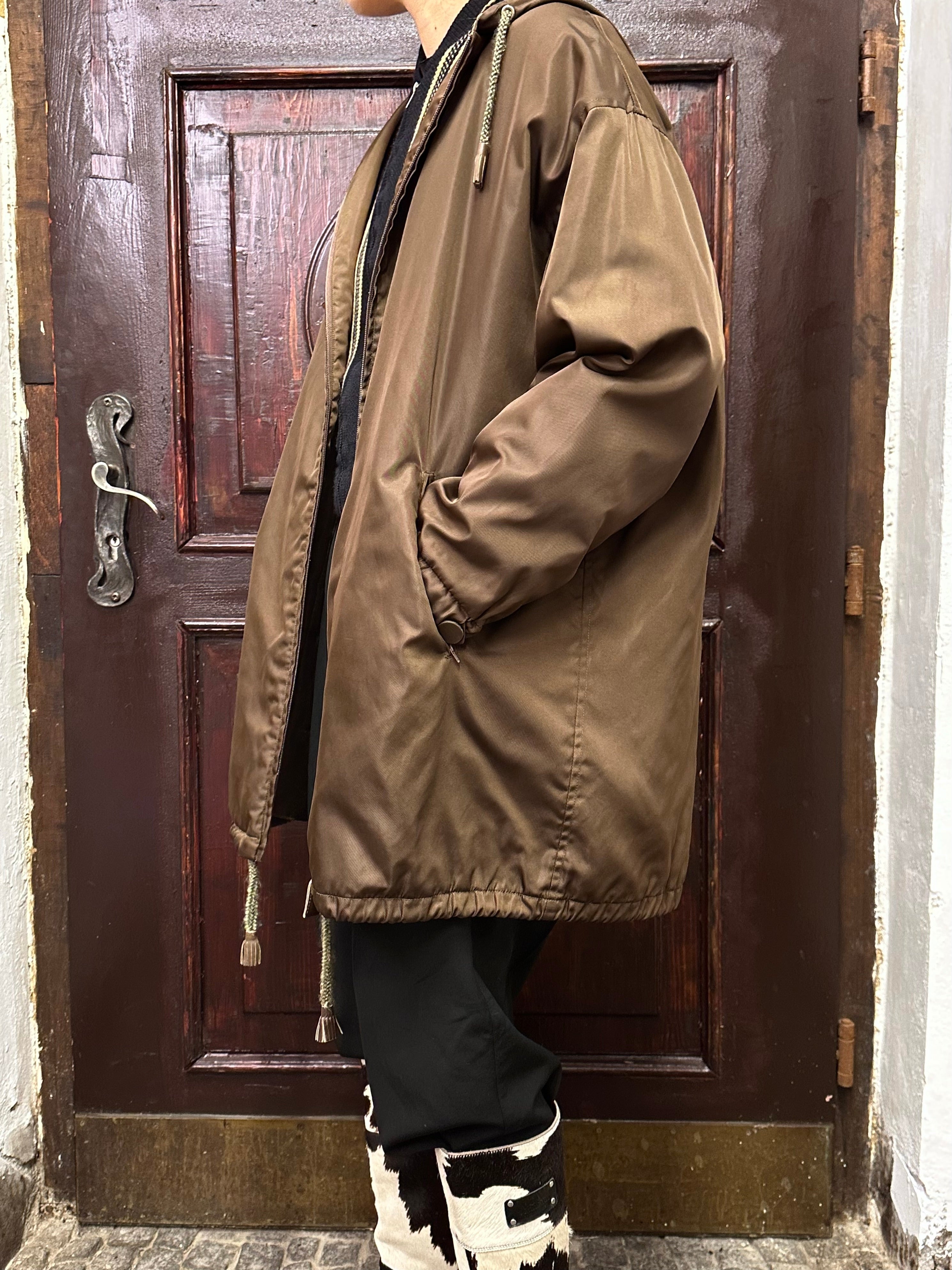 mid 90s PRADA pocono nylon jacket with liner – TOTO