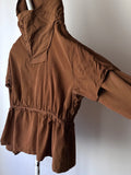 60s beautiful brown smock.