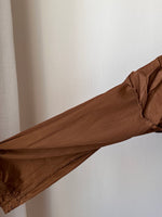 60s beautiful brown smock.