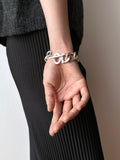 Agatha Paris chunky metal bracelet