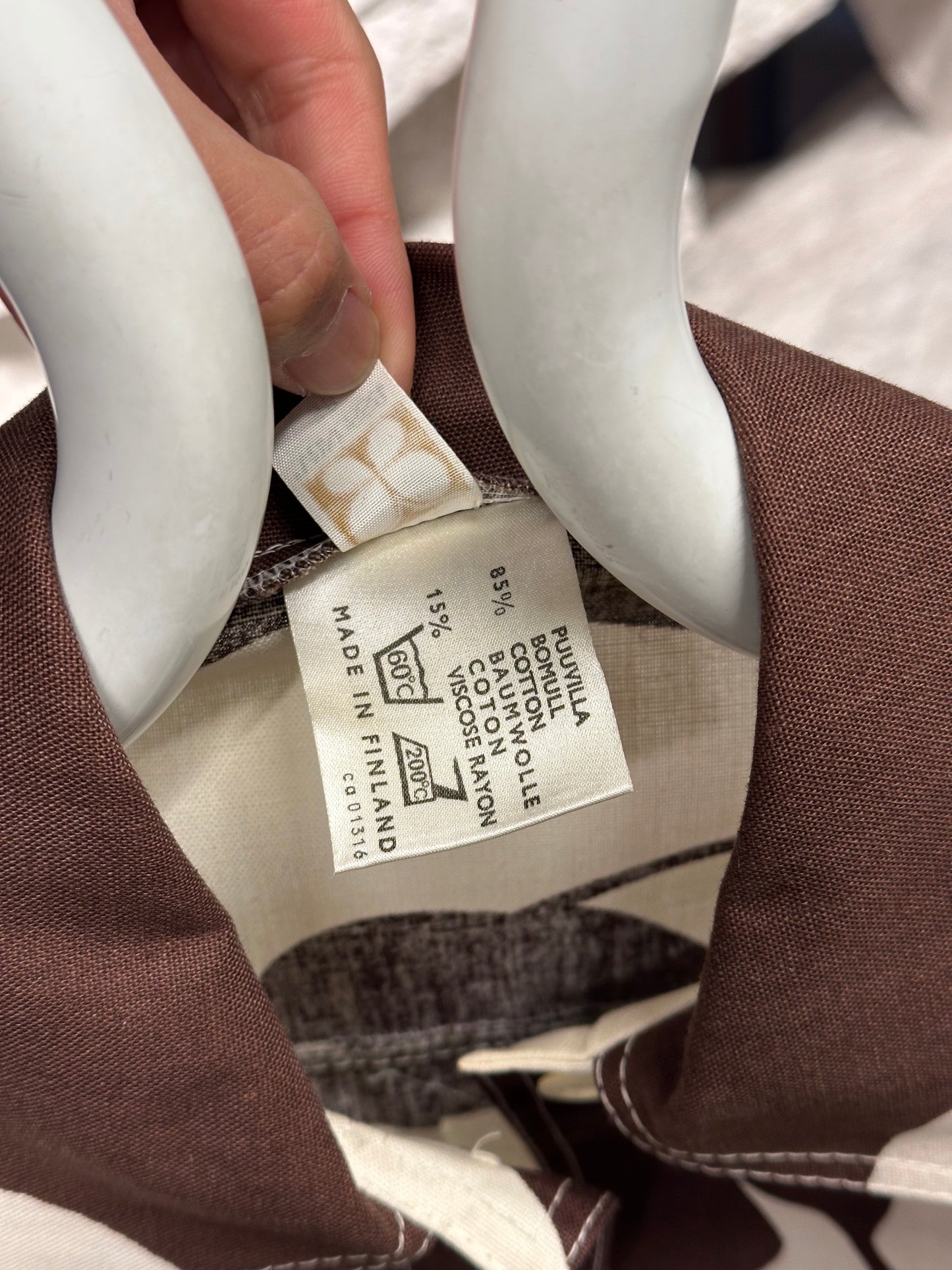 70s Finland Cotton/Rayon Jacket