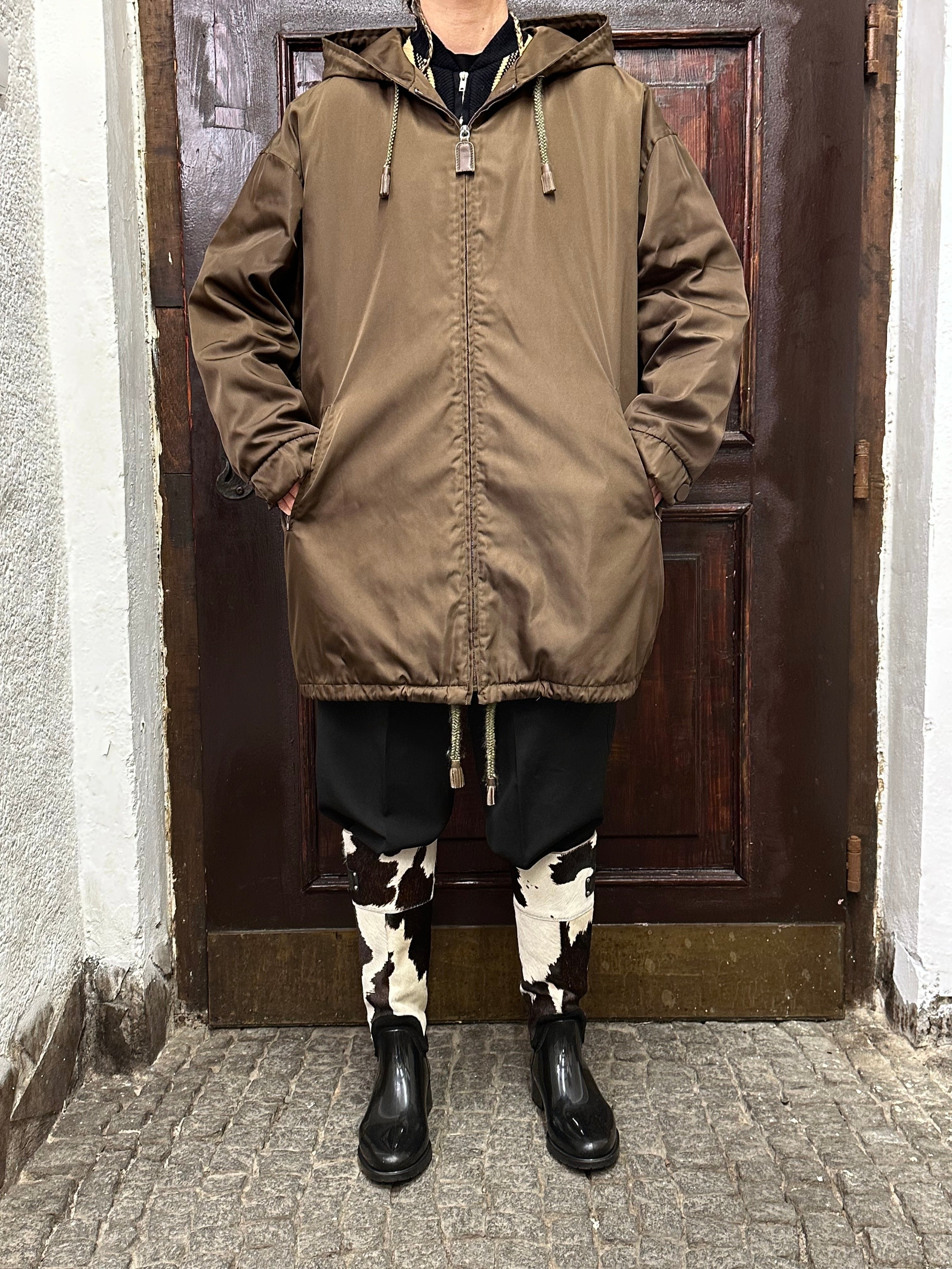 mid 90s PRADA pocono nylon jacket with liner – TOTO