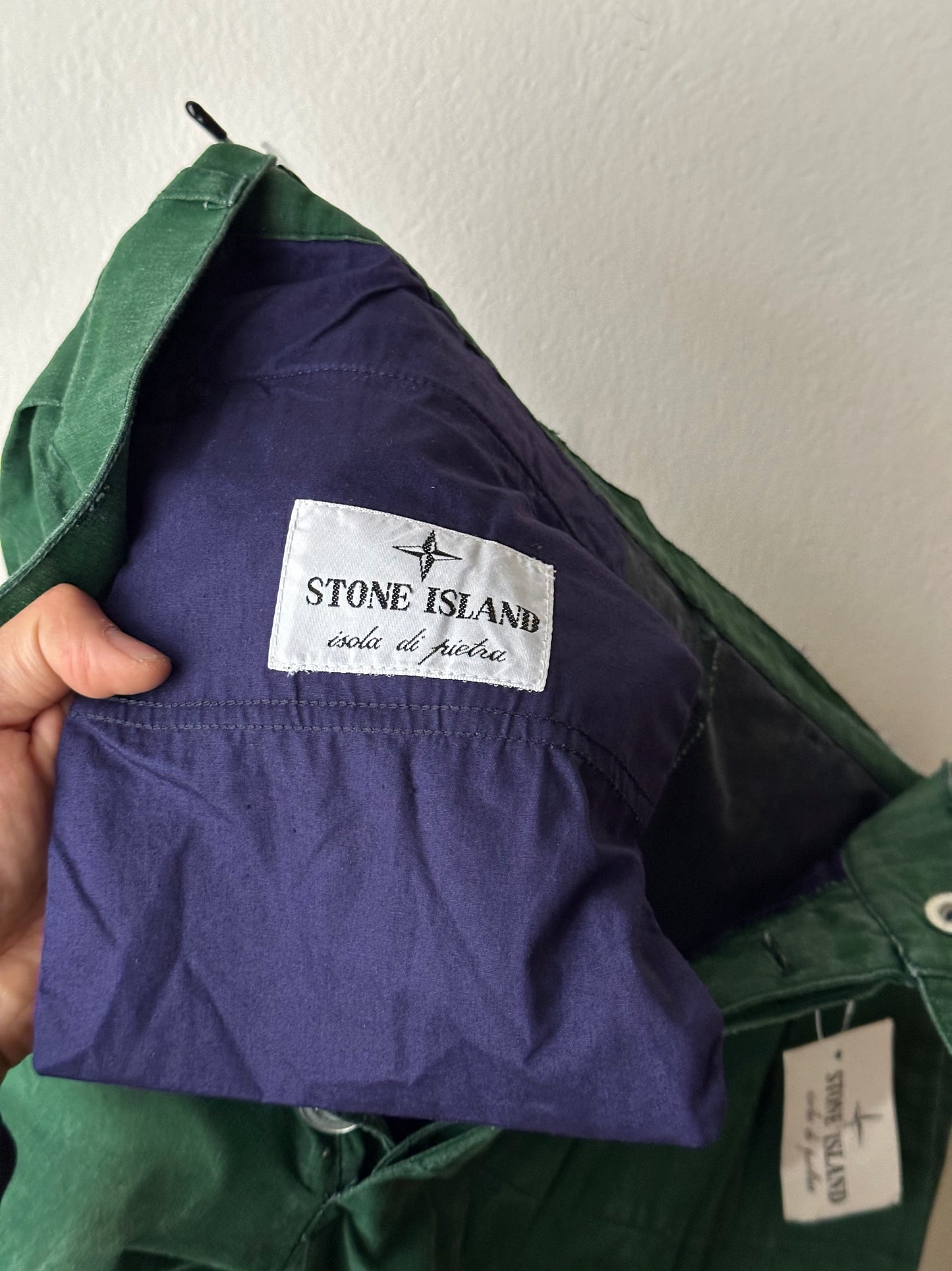 TOTO Vintage clothing shop store Antique shop Prague Made in France Stone Island Tela Stella ストーンアイランド  デラステラ Massimo Osti マッシモオスティ Trousers 80's 1983s 古着屋 プラハ ユーロ古着 ヨーロッパ古着 古着卸 Made n Italy イタリア製 83年 Rare レア