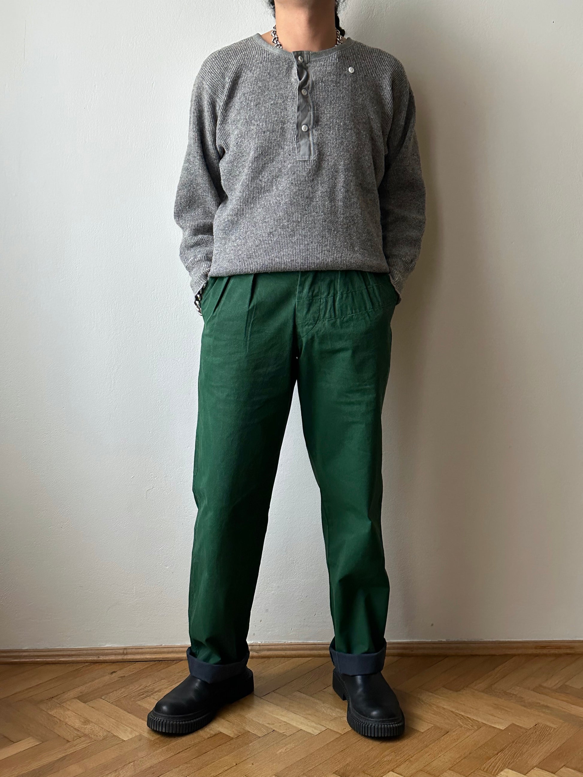 TOTO Vintage clothing shop store Antique shop Prague Made in France Stone Island Tela Stella ストーンアイランド  デラステラ Massimo Osti マッシモオスティ Trousers 80's 1983s 古着屋 プラハ ユーロ古着 ヨーロッパ古着 古着卸 Made n Italy イタリア製 83年 Rare レア