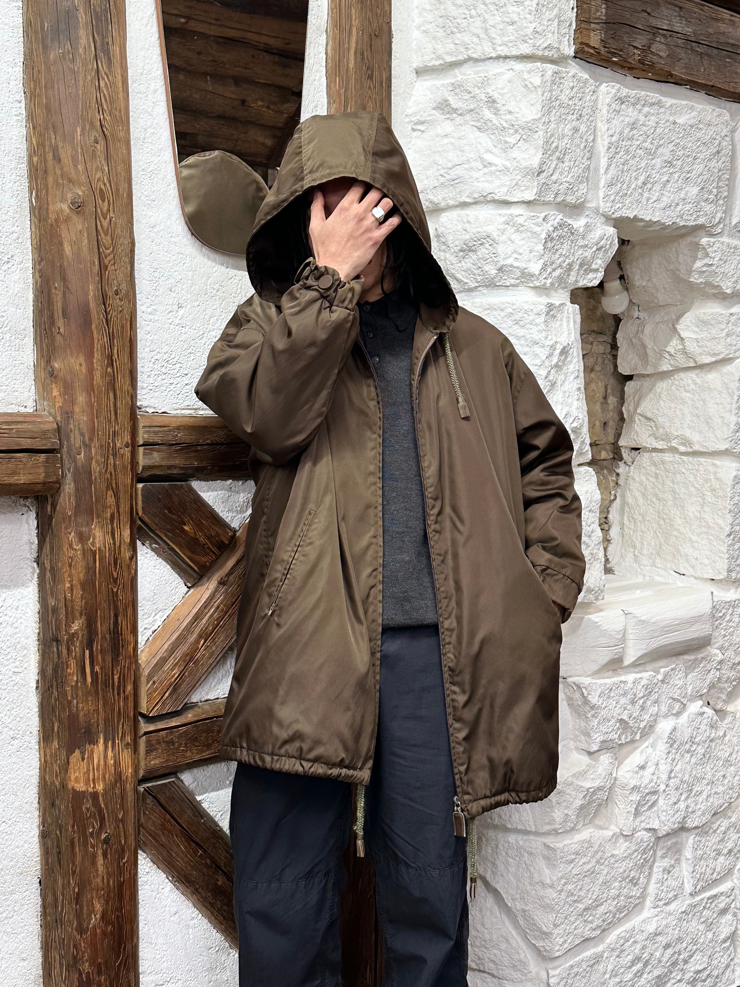 mid 90s PRADA pocono nylon jacket with liner – TOTO