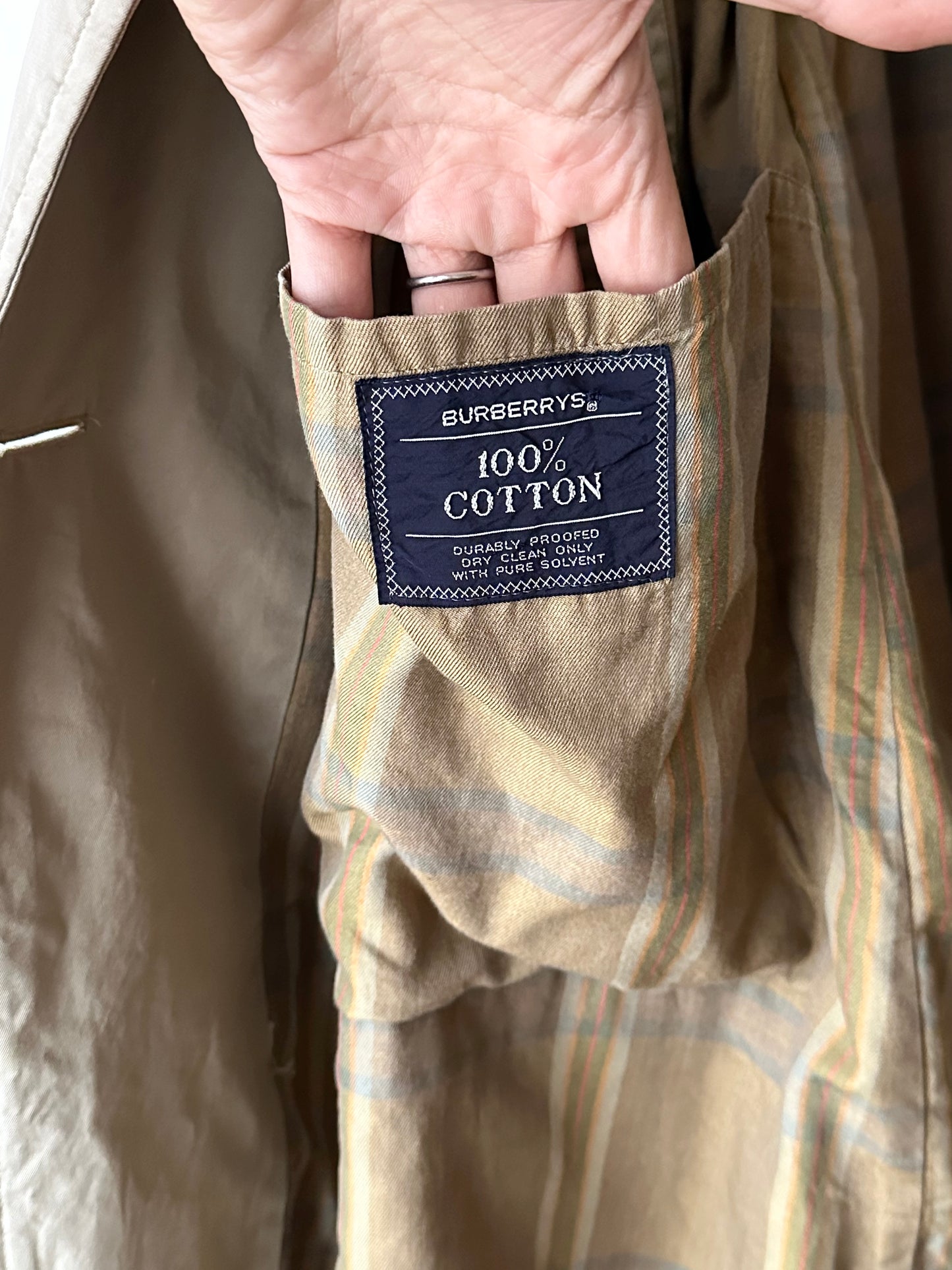 1960-70s Burberrys trench coat