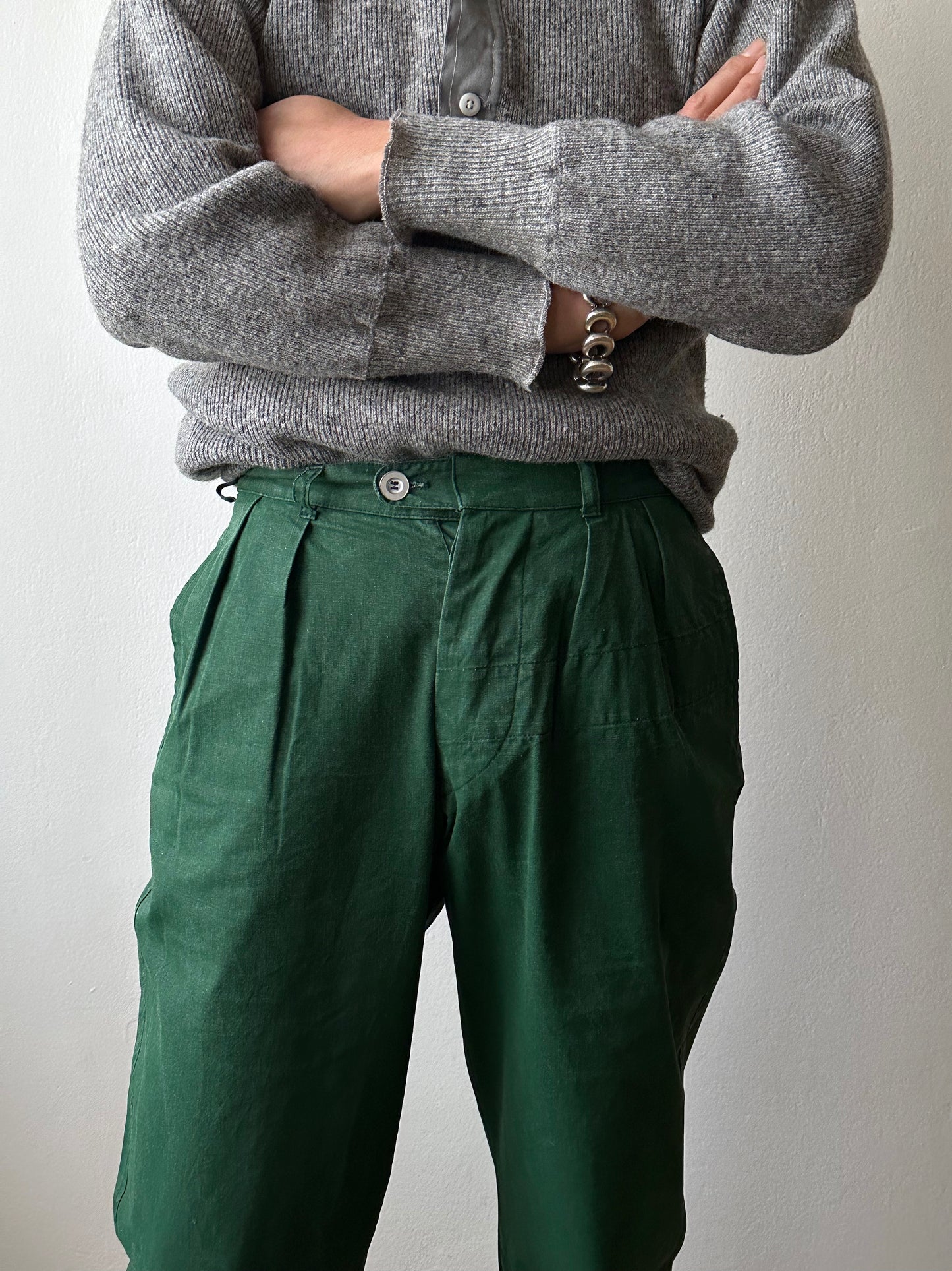 TOTO Vintage clothing shop store Antique shop Prague Made in France Stone Island Tela Stella ストーンアイランド  デラステラ Massimo Osti マッシモオスティ Trousers 80's 1983s 古着屋 プラハ ユーロ古着 ヨーロッパ古着 古着卸 Made n Italy イタリア製 83年 Rare レア