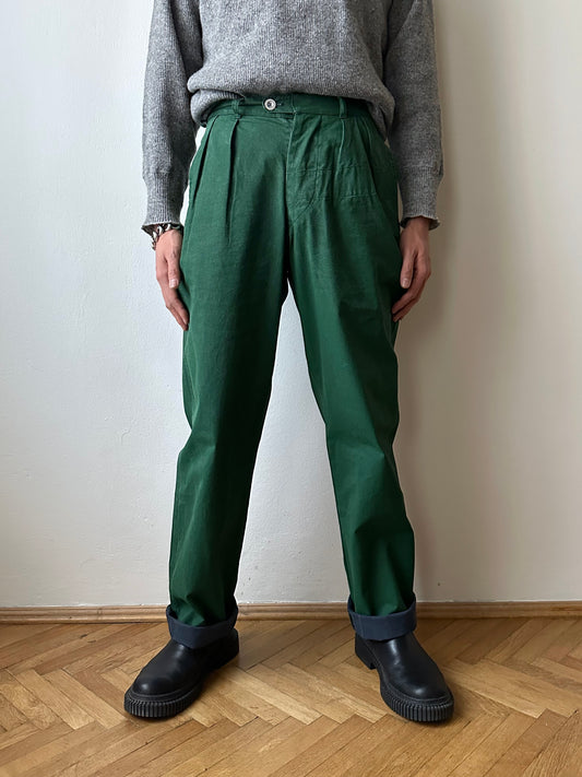 TOTO Vintage clothing shop store Antique shop Prague Made in France Stone Island Tela Stella ストーンアイランド  デラステラ Massimo Osti マッシモオスティ Trousers 80's 1983s 古着屋 プラハ ユーロ古着 ヨーロッパ古着 古着卸 Made n Italy イタリア製 83年 Rare レア