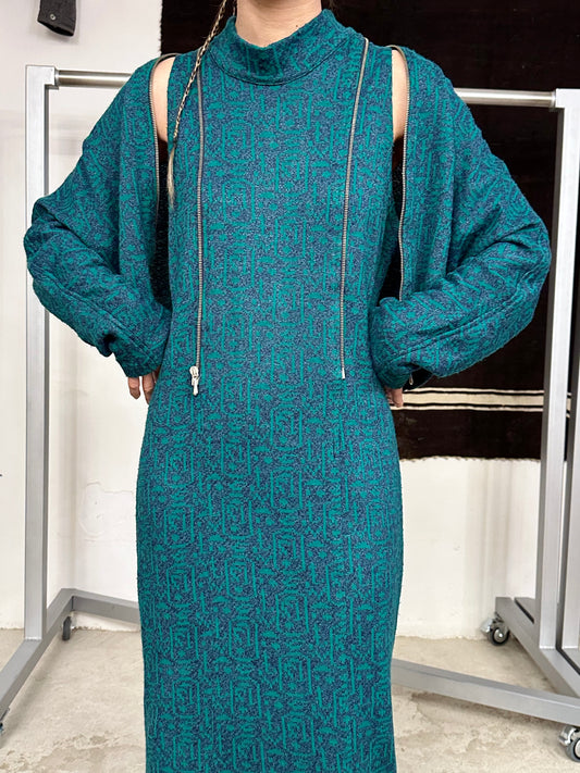 80s Italy all seasons knit dress