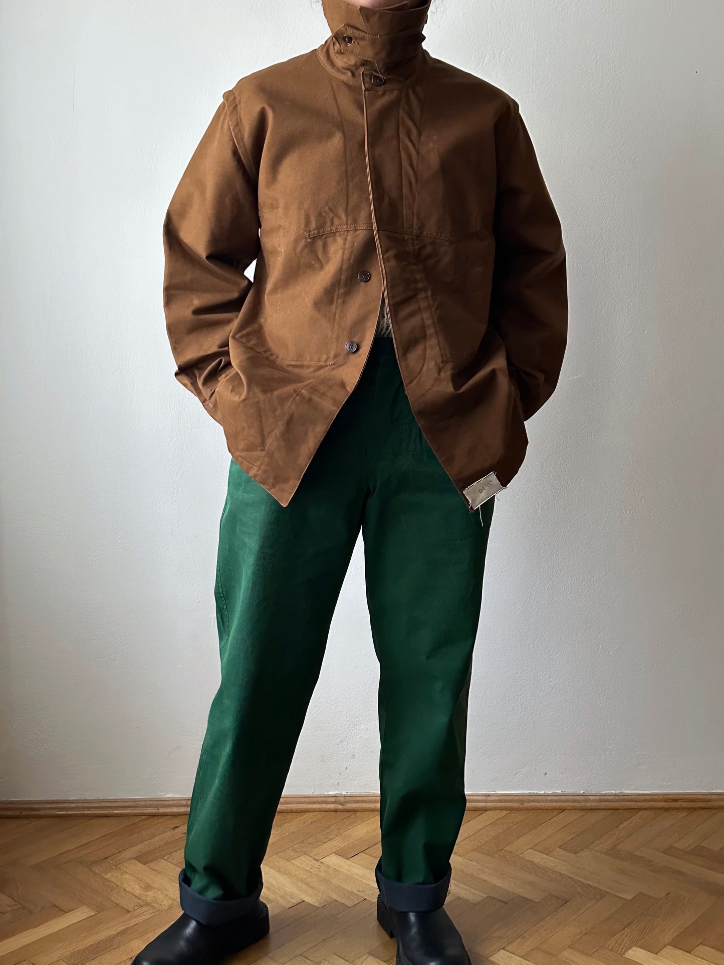SNCF 50's French Railway 国鉄 Vintage ヴィンテージ フレンチワーク French work wear Praha TOTO Vintage clothing shop store Antique shop Prague Made in France Stone Island Tela Stella ストーンアイランド  デラステラ Massimo Osti Trousers 80's 1982s 古着屋 プラハ ユーロ古着 ヨーロッパ古着 古着卸