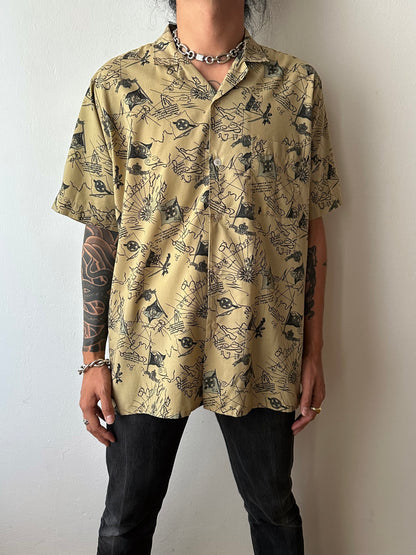 McGEORGE Open collar shirt