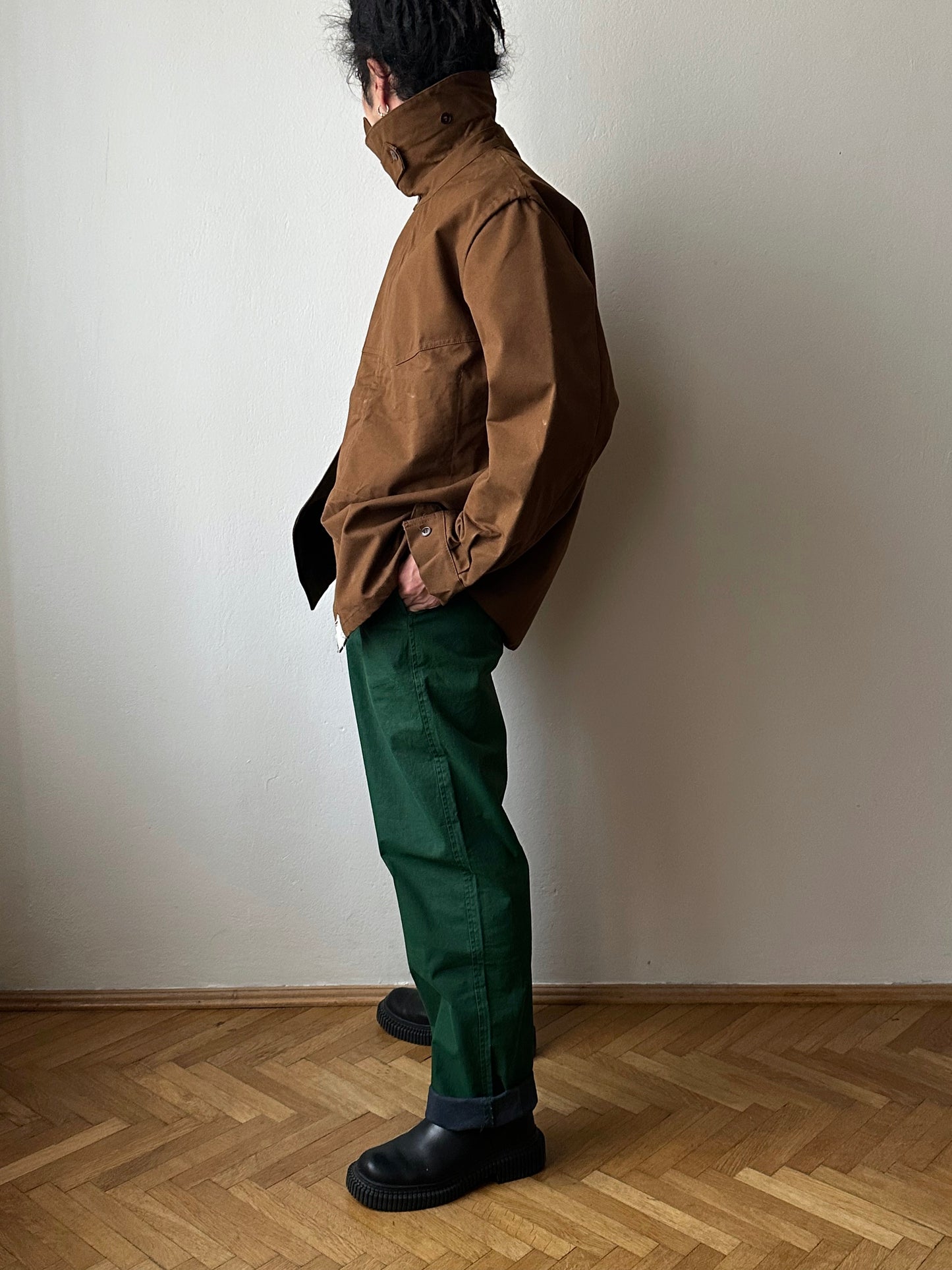 SNCF 50's French Railway 国鉄 Vintage ヴィンテージ フレンチワーク French work wear Praha TOTO Vintage clothing shop store Antique shop Prague Made in France Stone Island Tela Stella ストーンアイランド  デラステラ Massimo Osti Trousers 80's 1982s 古着屋 プラハ ユーロ古着 ヨーロッパ古着 古着卸