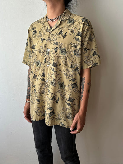McGEORGE Open collar shirt