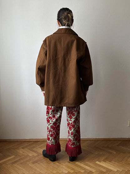 SNCF 50's French Railway 国鉄 Vintage ヴィンテージ フレンチワーク French work wear Praha TOTO Vintage clothing shop store Antique shop Prague Made in France Stone Island Tela Stella ストーンアイランド  デラステラ Massimo Osti Trousers 80's 1982s 古着屋 プラハ ユーロ古着 ヨーロッパ古着 古着卸