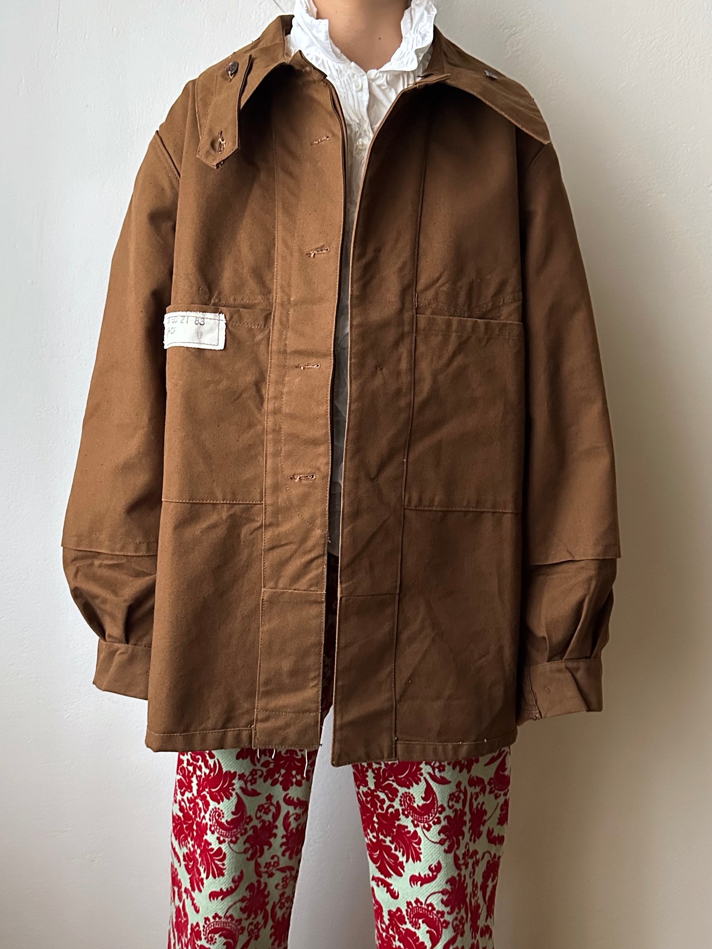 SNCF 50's French Railway 国鉄 Vintage ヴィンテージ フレンチワーク French work wear Praha TOTO Vintage clothing shop store Antique shop Prague Made in France Stone Island Tela Stella ストーンアイランド  デラステラ Massimo Osti Trousers 80's 1982s 古着屋 プラハ ユーロ古着 ヨーロッパ古着 古着卸