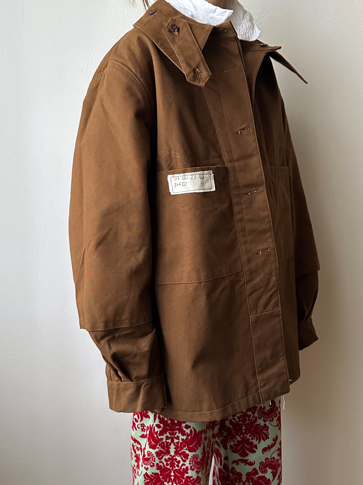 SNCF 50's French Railway 国鉄 Vintage ヴィンテージ フレンチワーク French work wear Praha TOTO Vintage clothing shop store Antique shop Prague Made in France Stone Island Tela Stella ストーンアイランド  デラステラ Massimo Osti Trousers 80's 1982s 古着屋 プラハ ユーロ古着 ヨーロッパ古着 古着卸