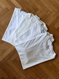 White tee's 4p set - XL