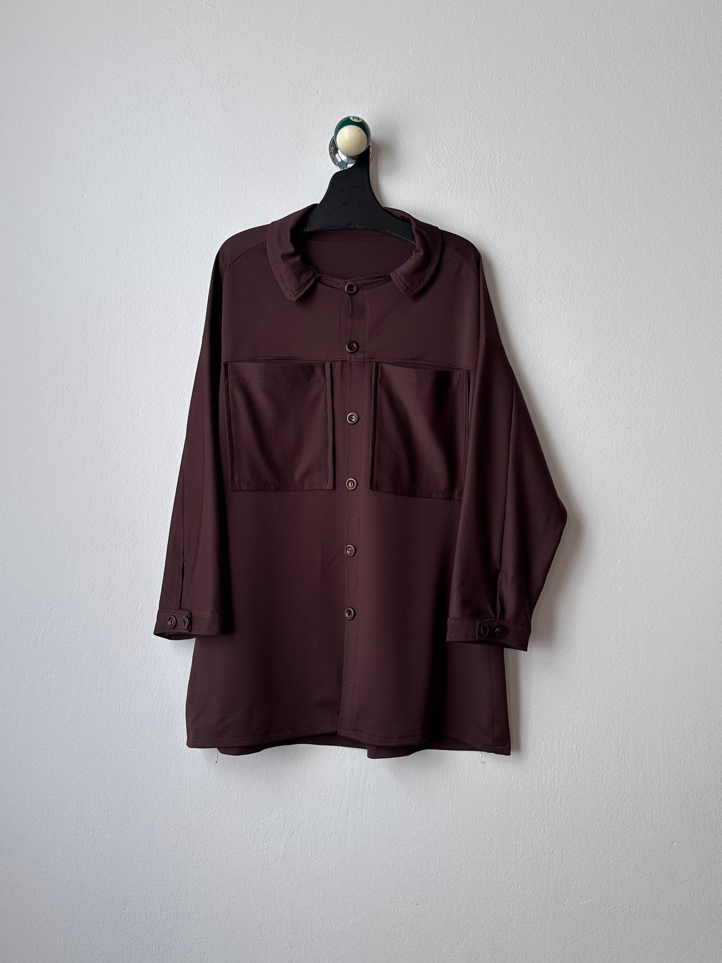 Oversized poly shirt