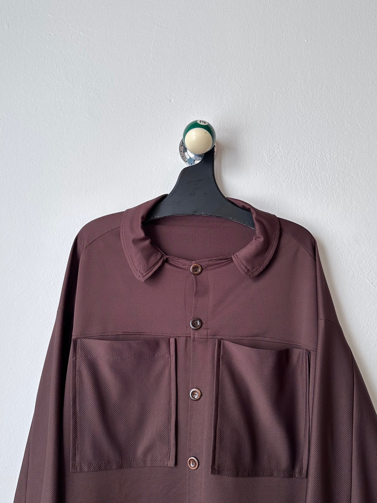 Oversized poly shirt