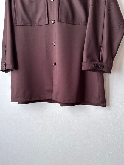 Oversized poly shirt