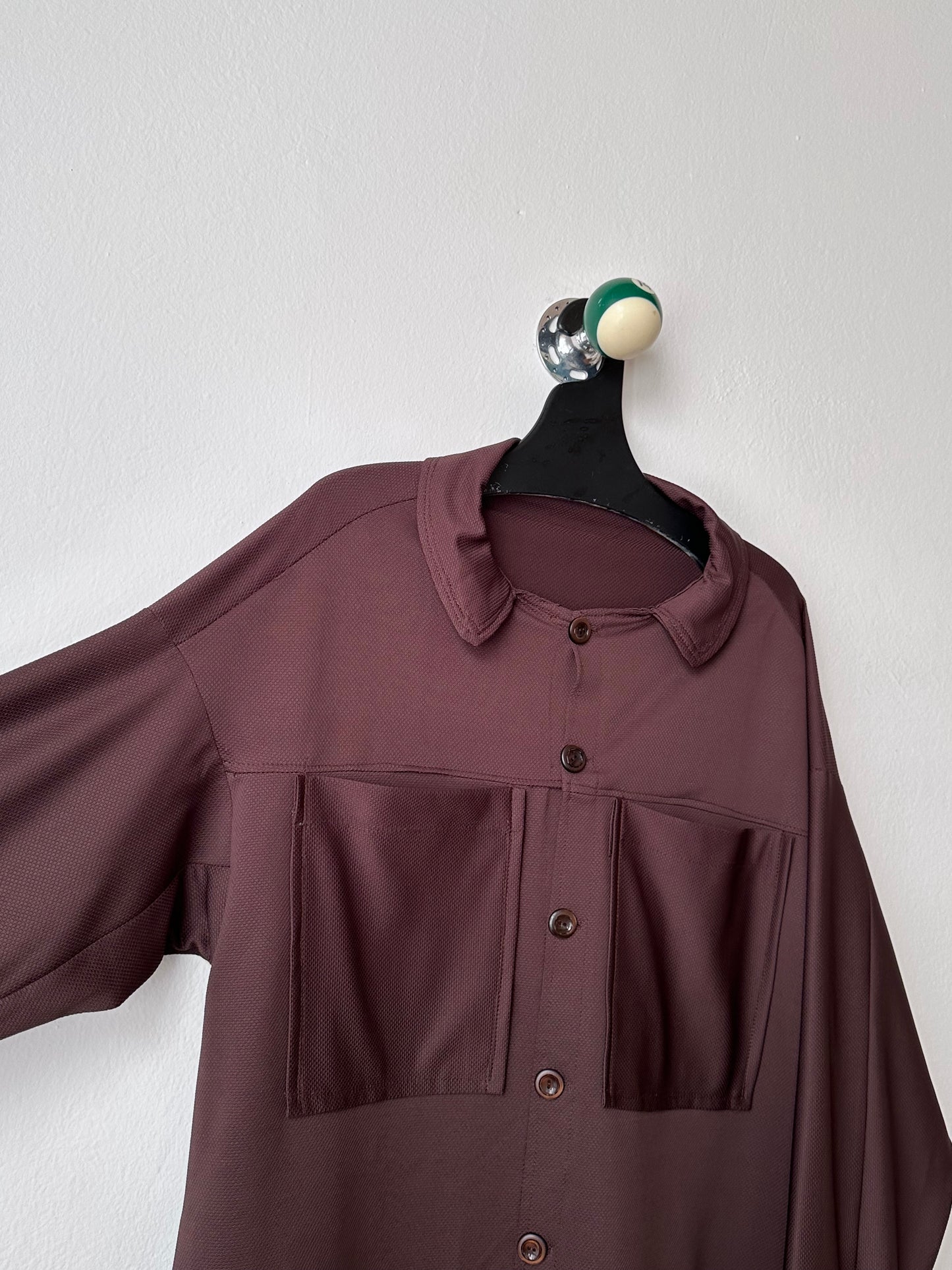 Oversized poly shirt