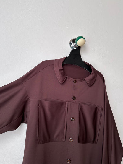 Oversized poly shirt