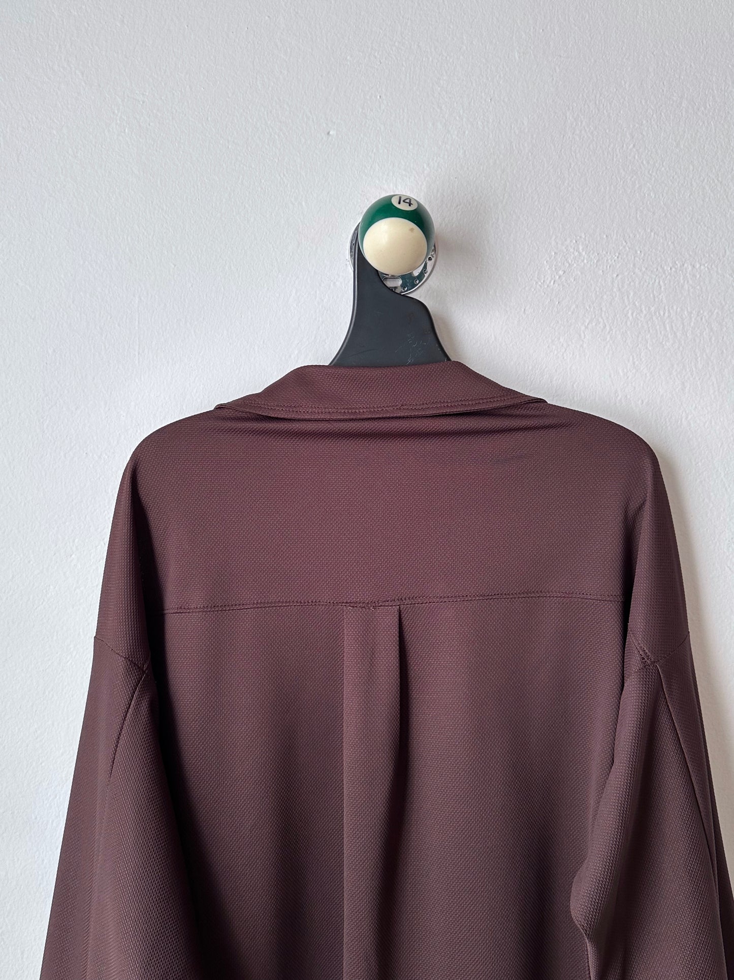 Oversized poly shirt