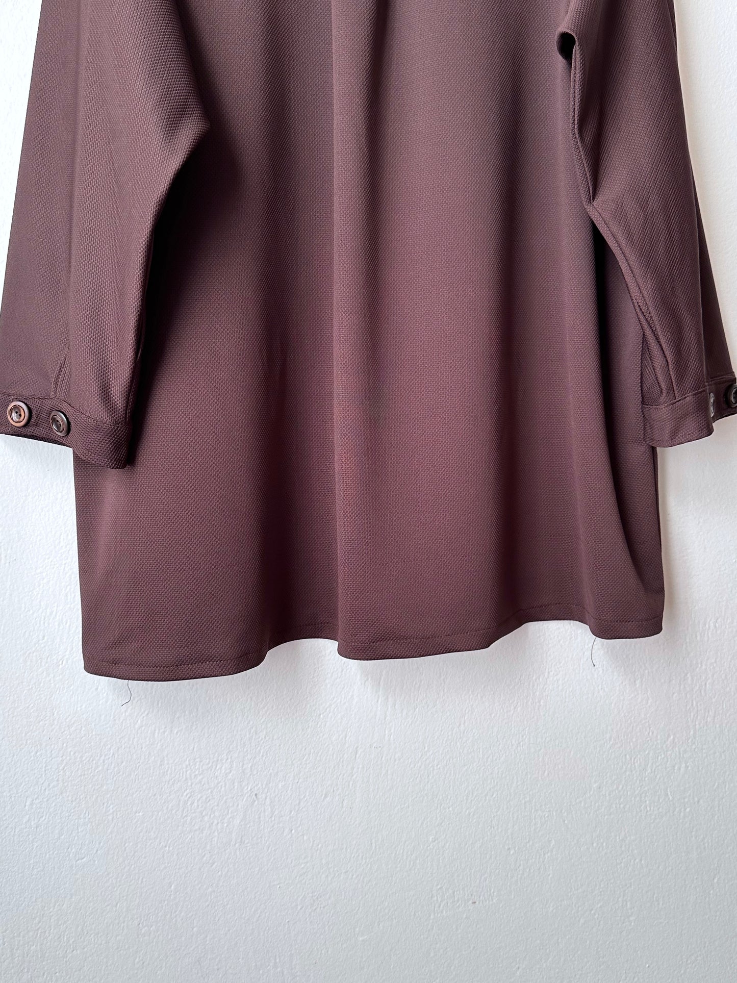 Oversized poly shirt