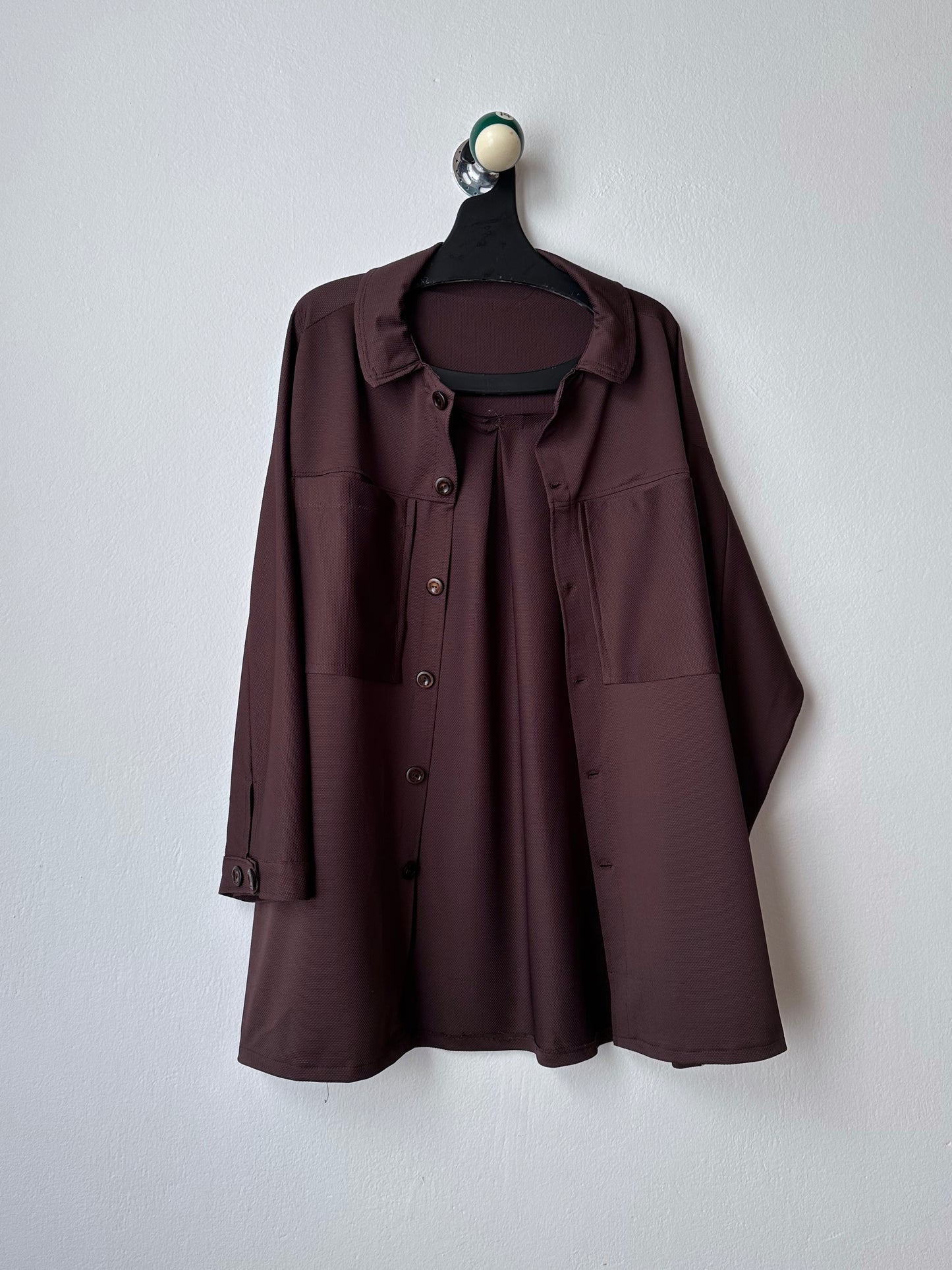 Oversized poly shirt