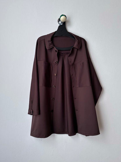 Oversized poly shirt