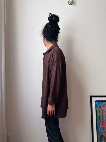 Oversized poly shirt