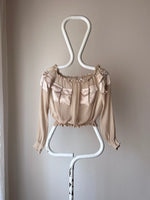 00s silk chiffon blouse