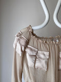 00s silk chiffon blouse