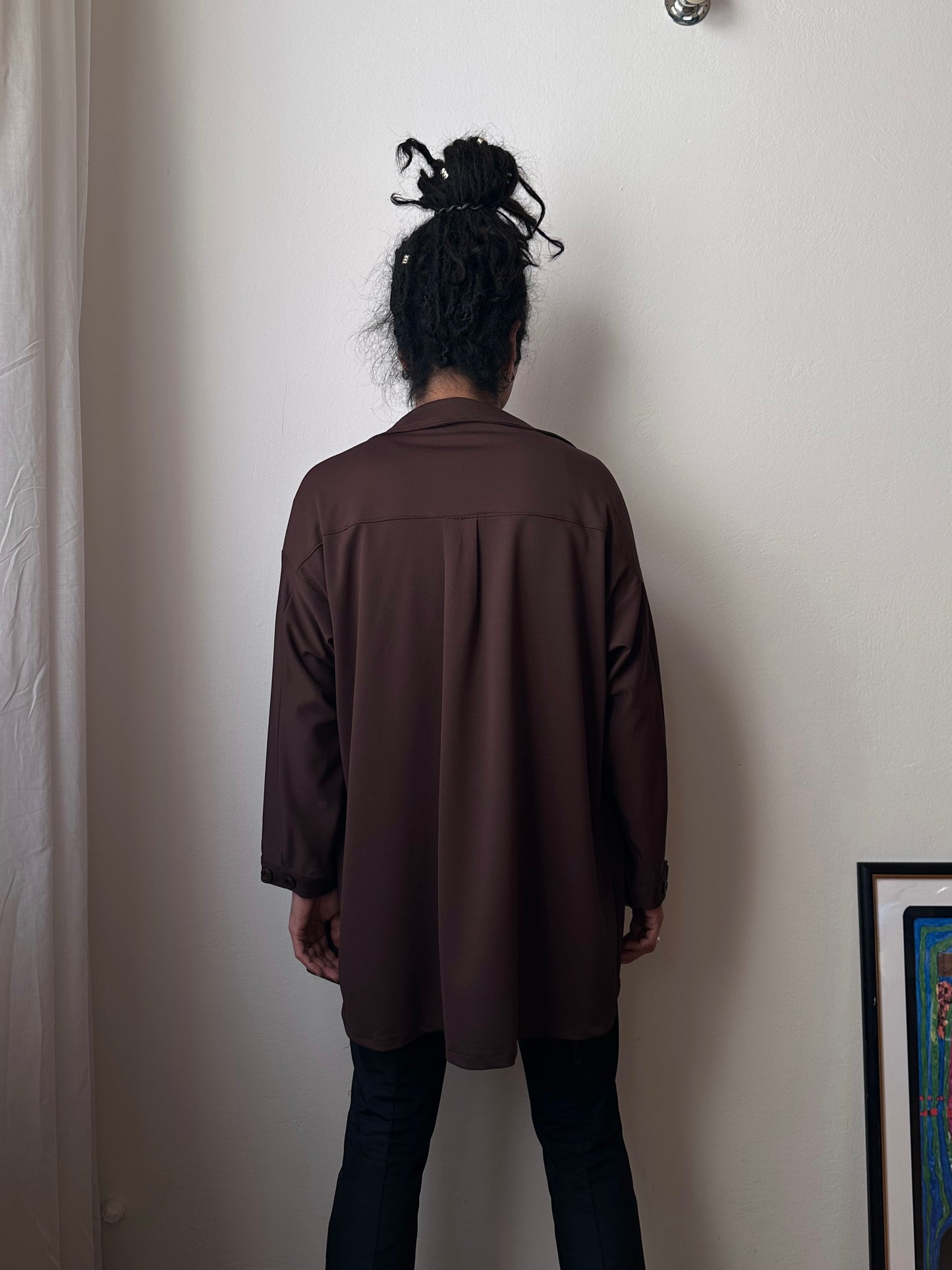 Oversized poly shirt