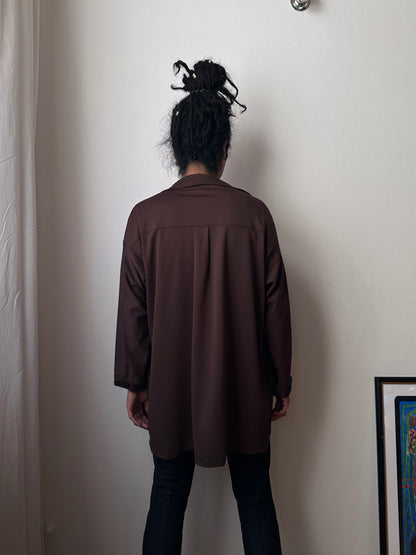 Oversized poly shirt