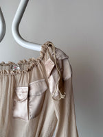 00s silk chiffon blouse