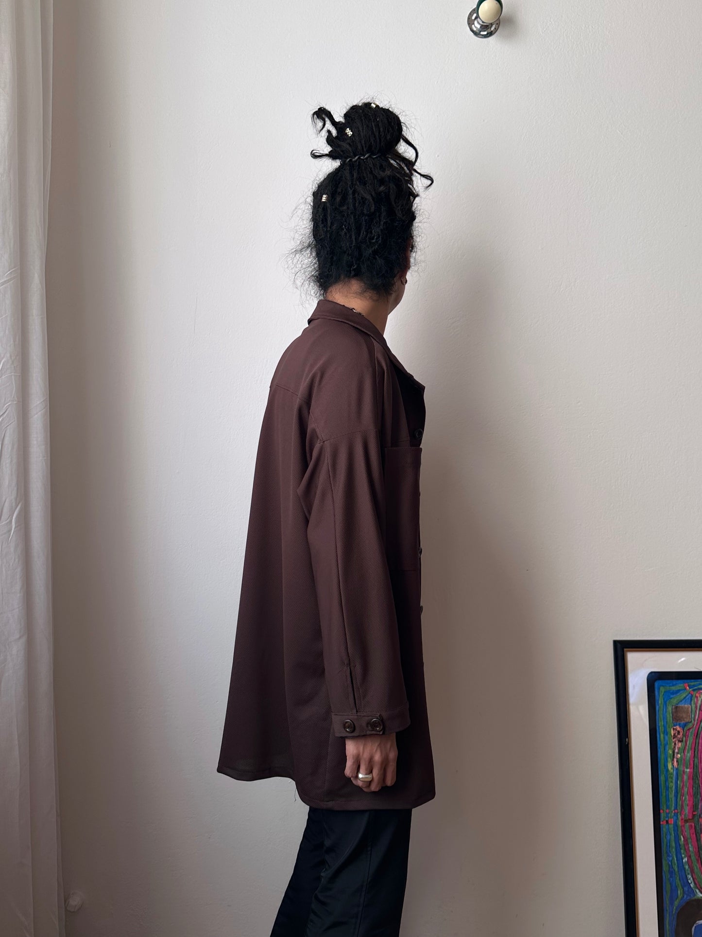 Oversized poly shirt