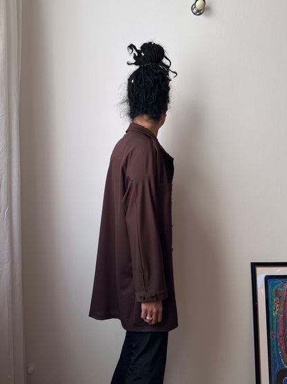 Oversized poly shirt