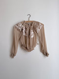 00s silk chiffon blouse