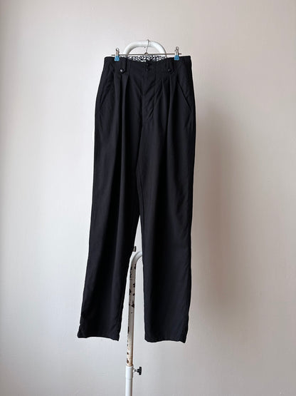 90s black trouser made in France
