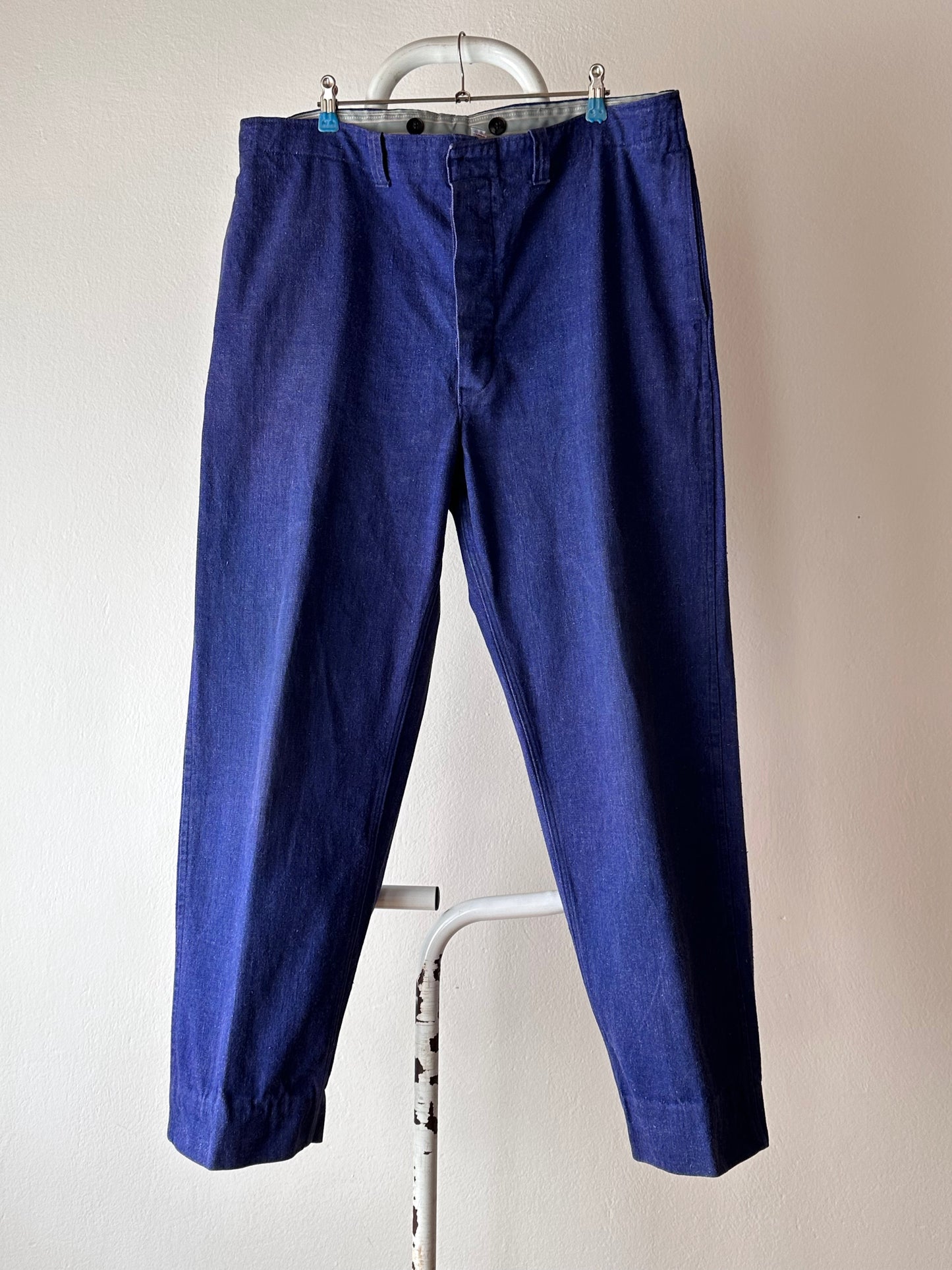 Vintage germany work denim trousers - w37