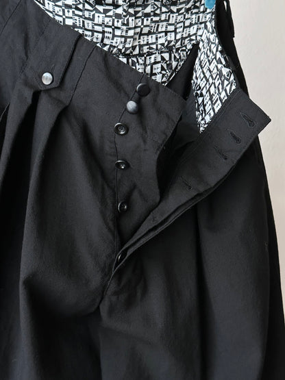 90s black trouser made in France